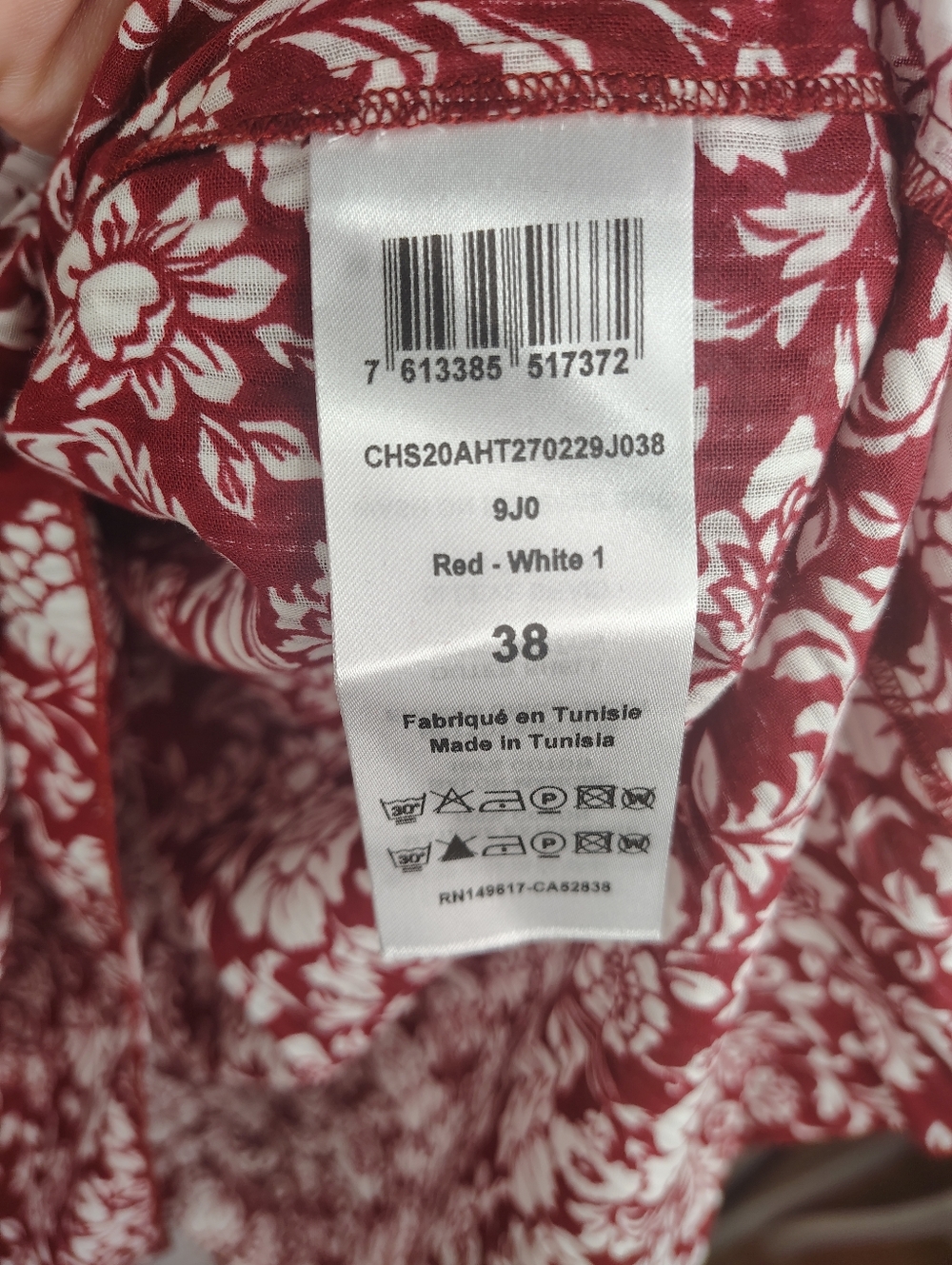 See By Chloe Cotton Voile Peonies Blouse - Picture 9 of 13